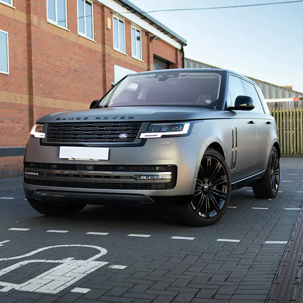 satin grey range rover autobiography