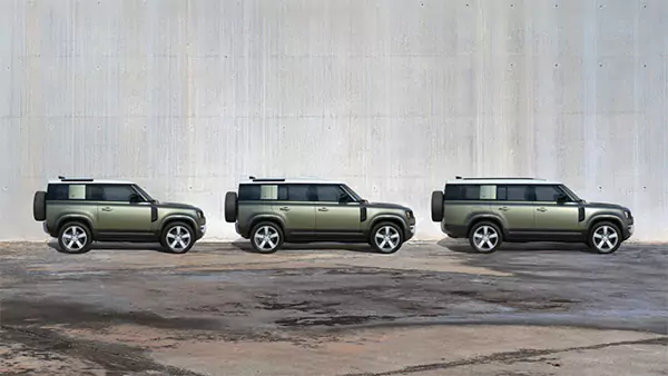 Land Rover Defender Line Up 90, 110 and 130